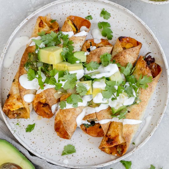 Air Fryer Breakfast Taquitos