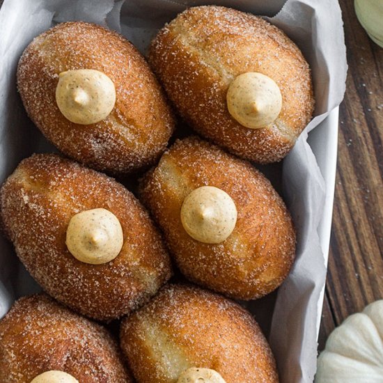 Pumpkin Cheesecake Donuts