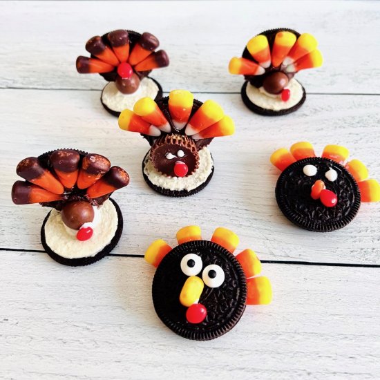 Oreo Turkey Cookies