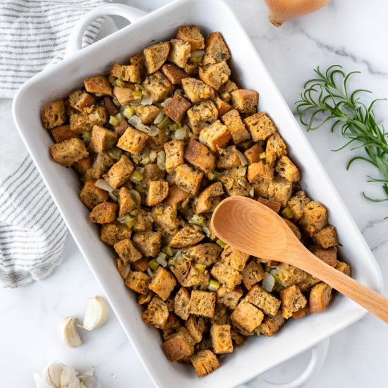 Homemade Stuffing with French Bread