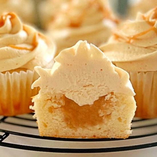 Caramel Filled Cupcakes