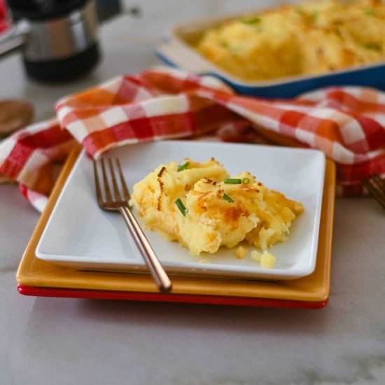 Easy Cheesy Mashed Potatoes