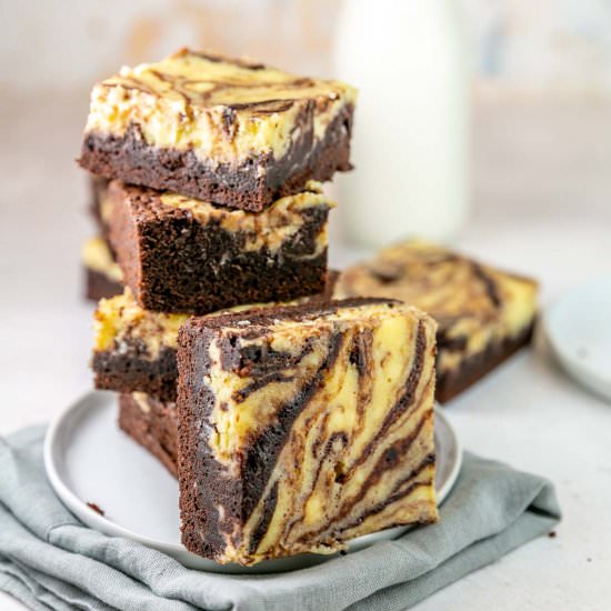 Cream Cheese Swirl Brownies