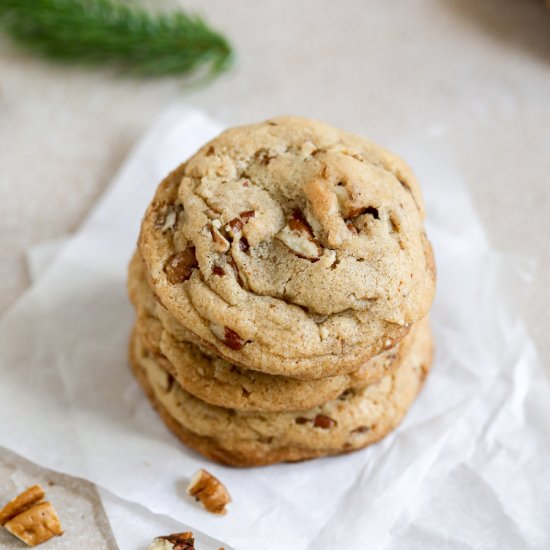 Brown Butter Pecan Cookies