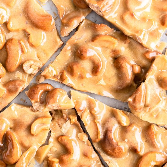 cashew brittle