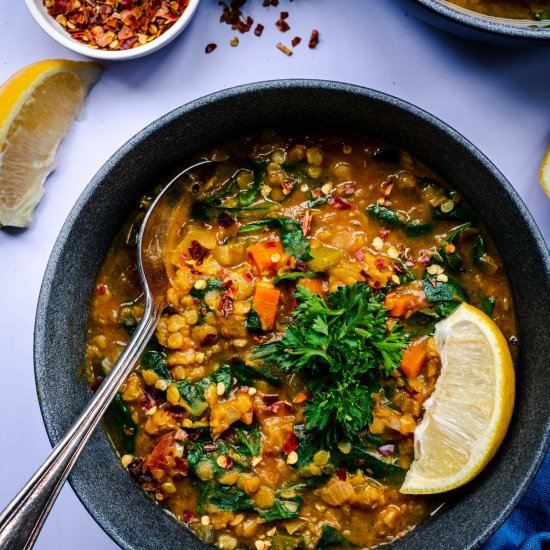 Spicy Red Lentil Soup