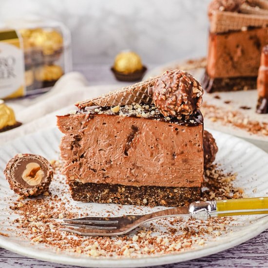 Ferrero Rocher cheesecake