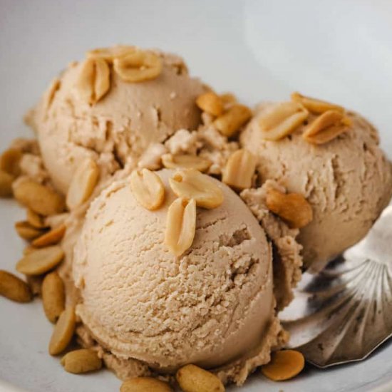 Peanut butter ice cream