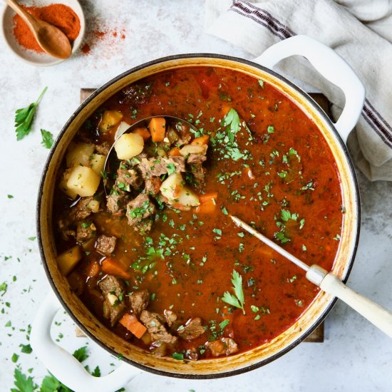 Traditional Hungarian Goulash