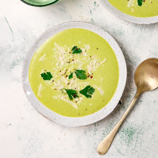 Cream of broccoli soup