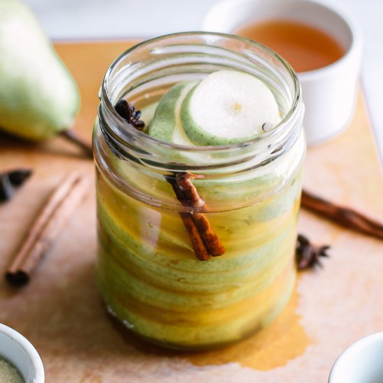 Quick Pickled Pears