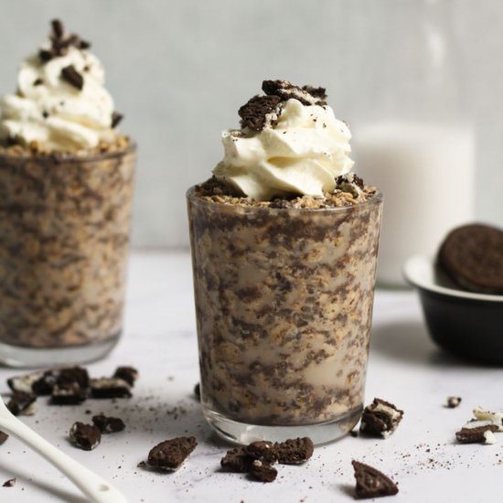 Oreo Cookie Overnight Oats