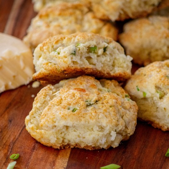 Smoked Gouda and Cheddar Biscuits