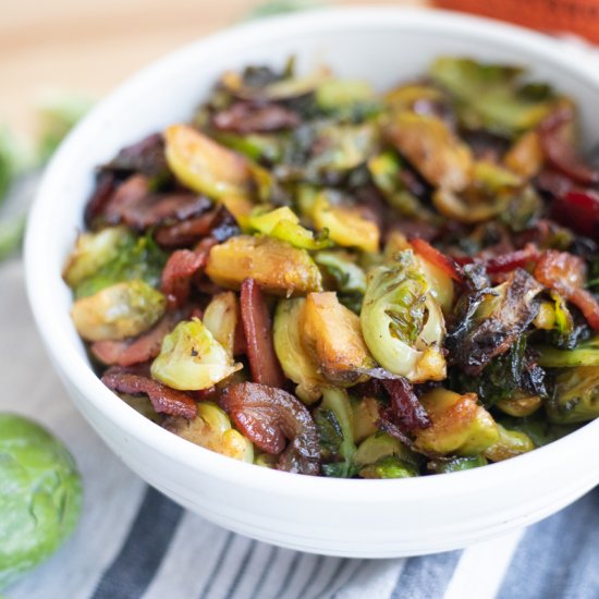 Maple Bourbon Brussels Sprouts