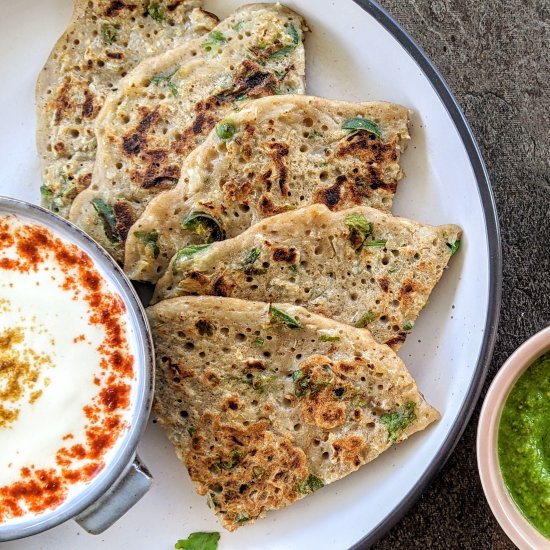 Buckwheat & cauliflower pancake