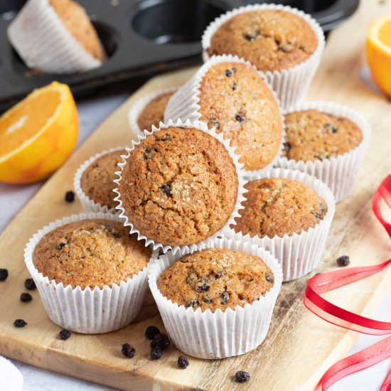 Christmas Cake Muffins