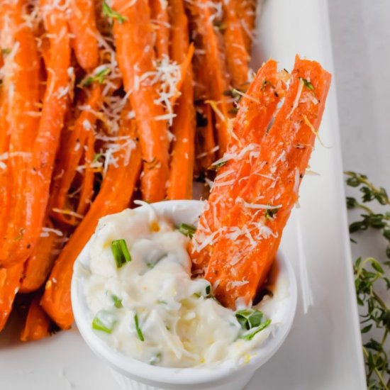 Parmesan Carrot Fries