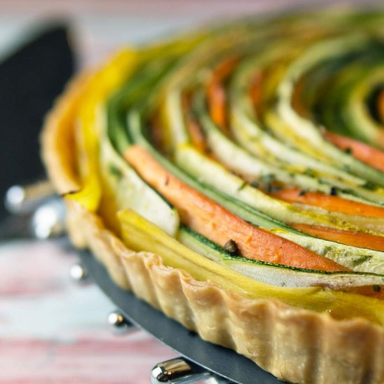 Spiral Vegetable Tart