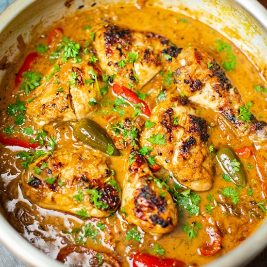 Chicken Yass aka Poulet Yassa