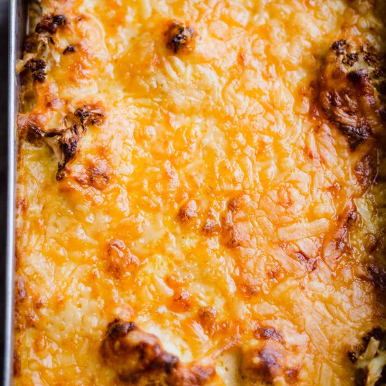 The BEST Cauliflower Cheese