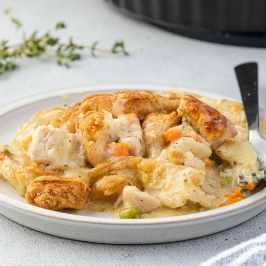 Turkey Pot Pie with Puff Pastry