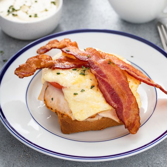 Kentucky Turkey Hot Brown Sandwich