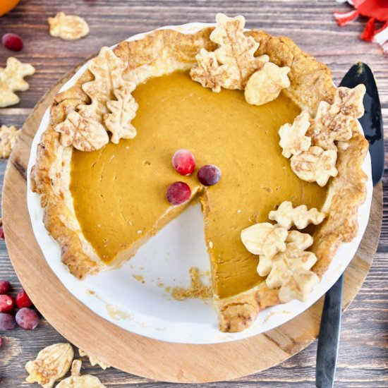 Pumpkin Custard Pie Recipe