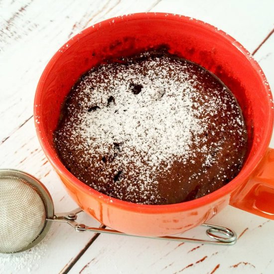 Chocolate Mug Cake With Gingerbread