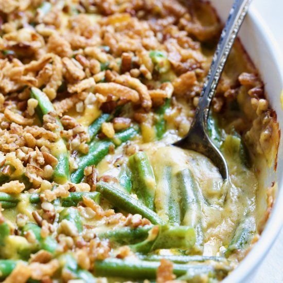 Cheesy Green Bean Casserole