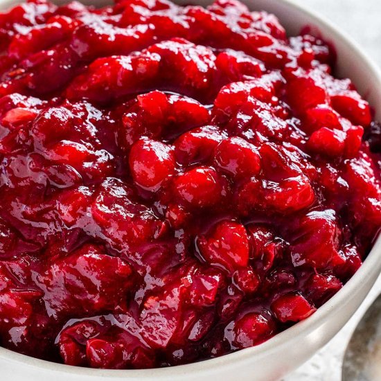 Keto Cranberry Sauce