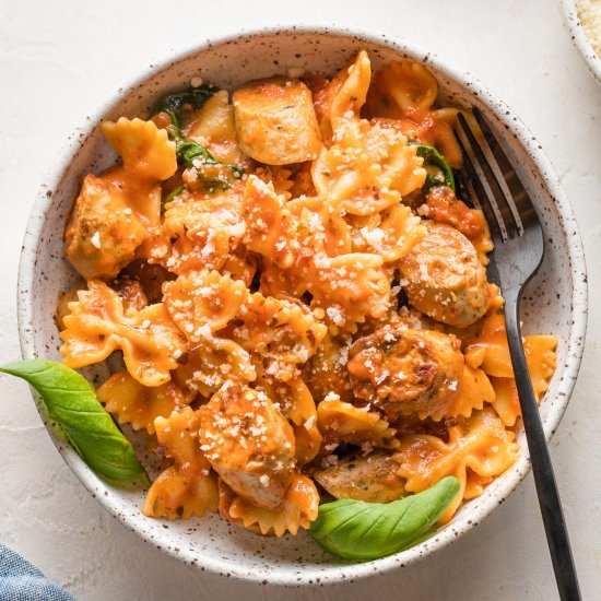 Italian Chicken Sausage Pasta