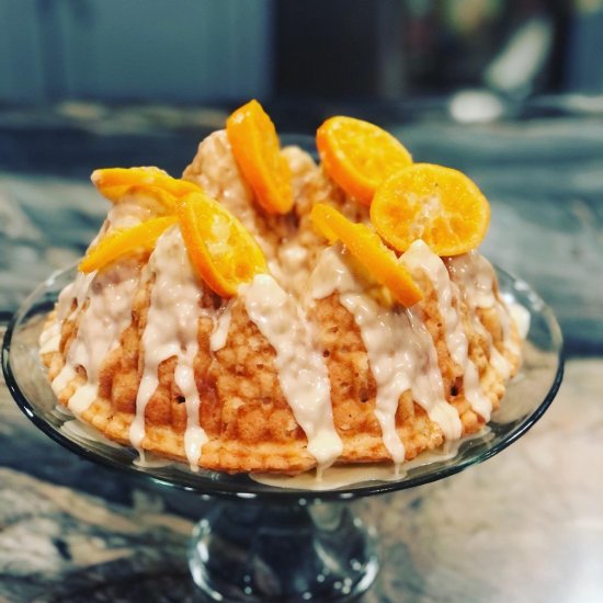 Aquafaba Orange Ginger Sponge Cake