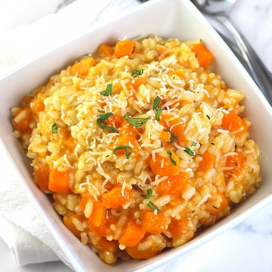 instant pot butternut risotto