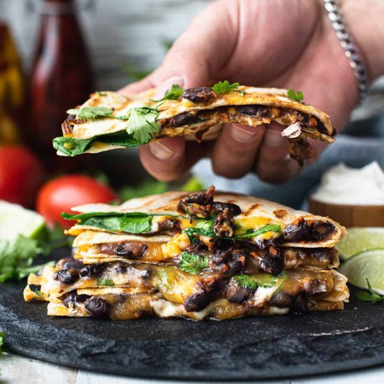 Black Bean Quesadillas