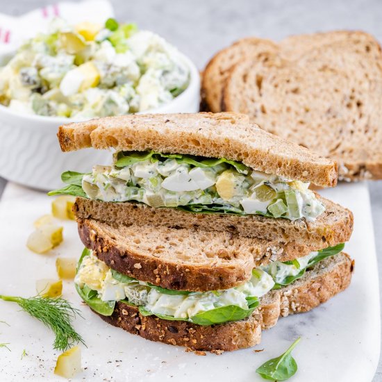 HEALTHY EGG SALAD SANDWICH RECIPE