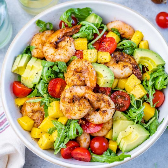 HEALTHY GRILLED SHRIMP SALAD