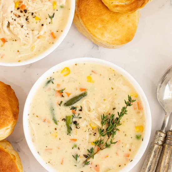 Chicken Pot Pie Soup Recipe