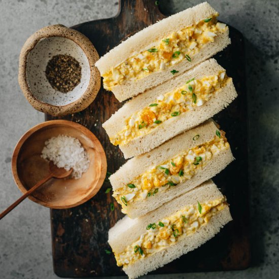 Japanese Egg Sandwich -Tamago Sando