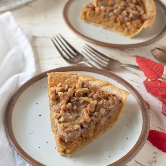 Sweet Potato Praline Pie