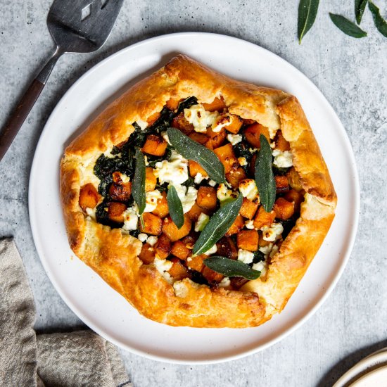 Savory Butternut Squash Galette