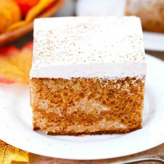 Tres Leches Pumpkin Cake