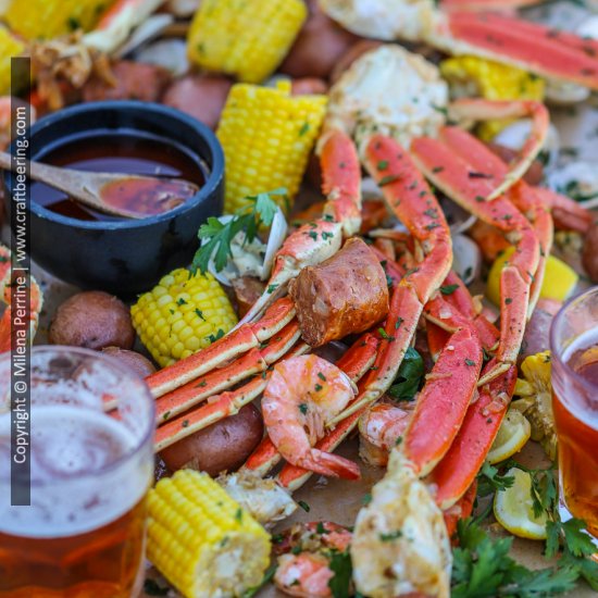 Cajun seafood boil bag