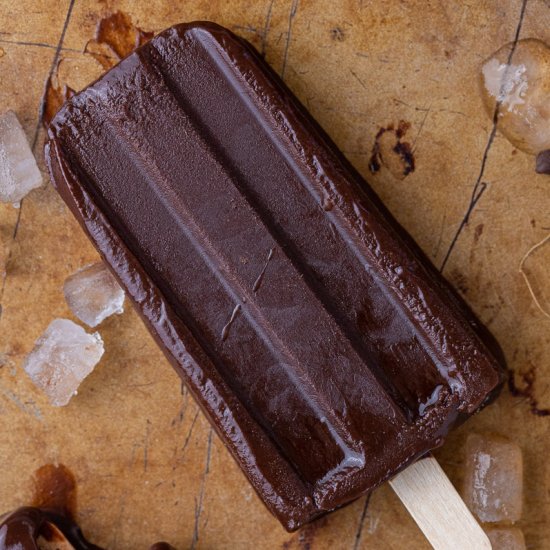 Easy homemade fudgesicles