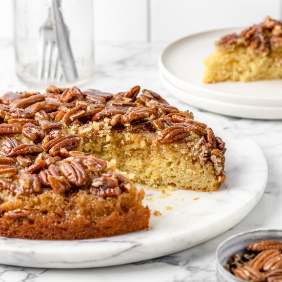 Pecan Upside Down Cake