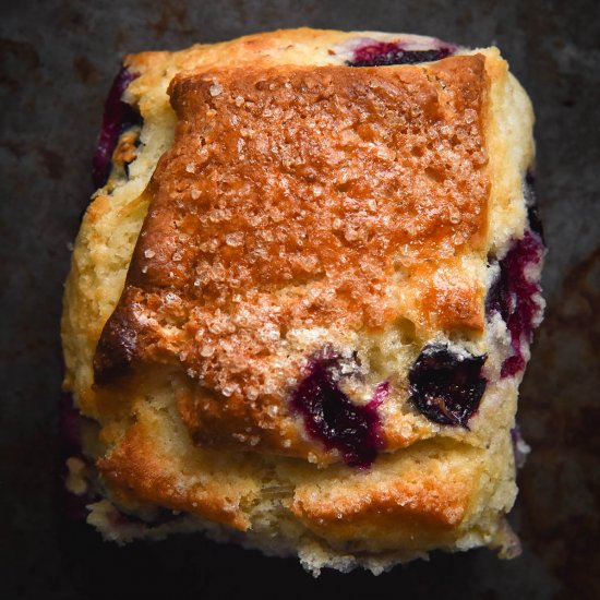 Gluten free blueberry scones