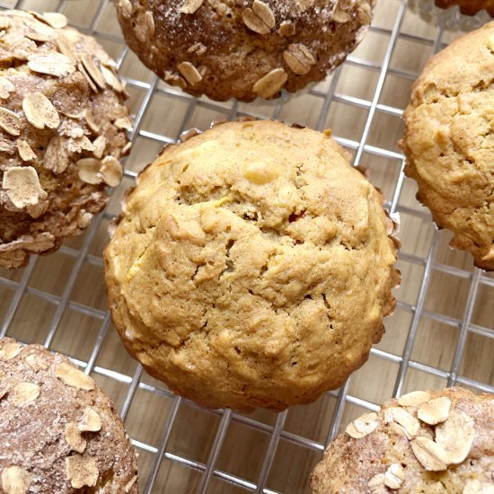 GF Carrot Pineapple Muffins