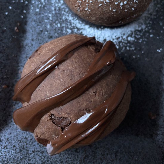 Chewy Chocolate Mochi Bread