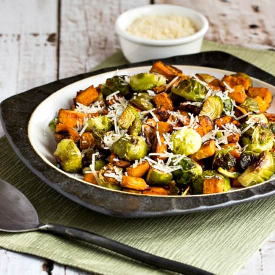 Sweet Potatoes Brussels Sprouts