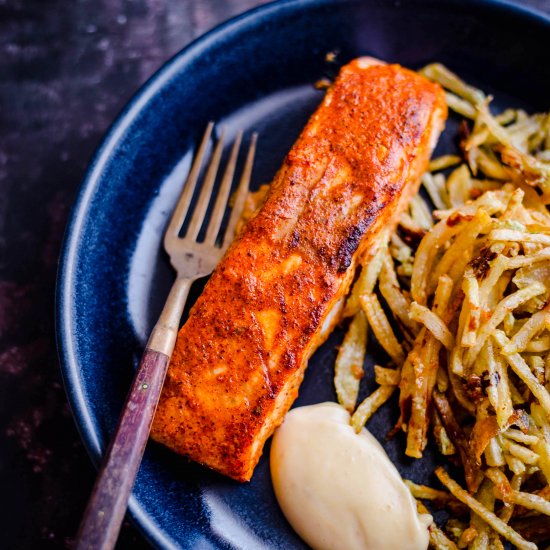 Baked Tandoori Salmon