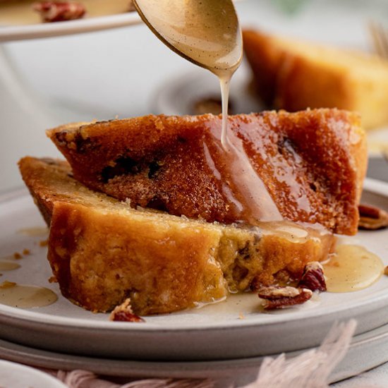 Butter Pecan Rum Cake